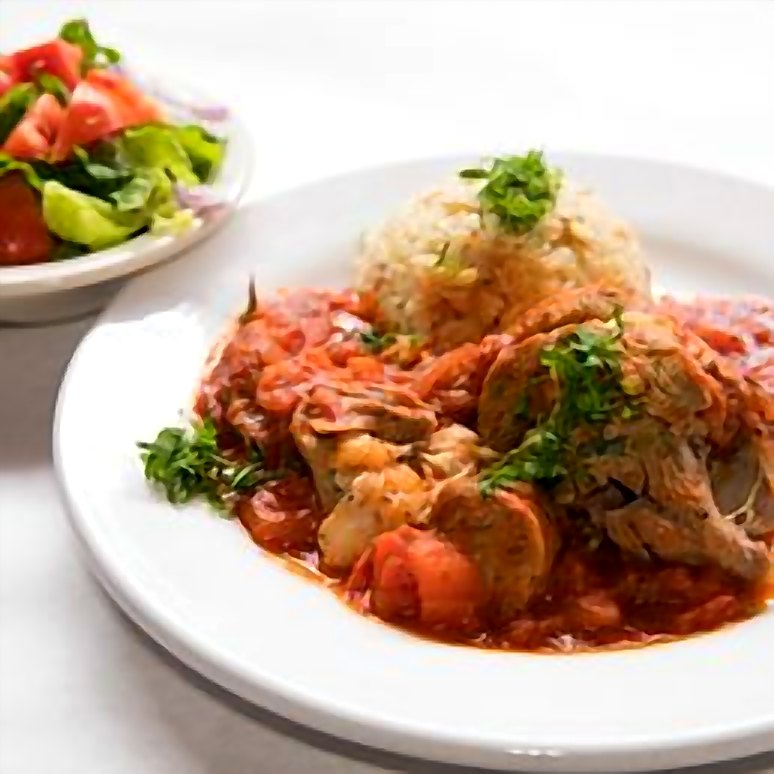 Braised lamb shank